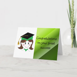 Tarjeta Enhorabuena en su graduación