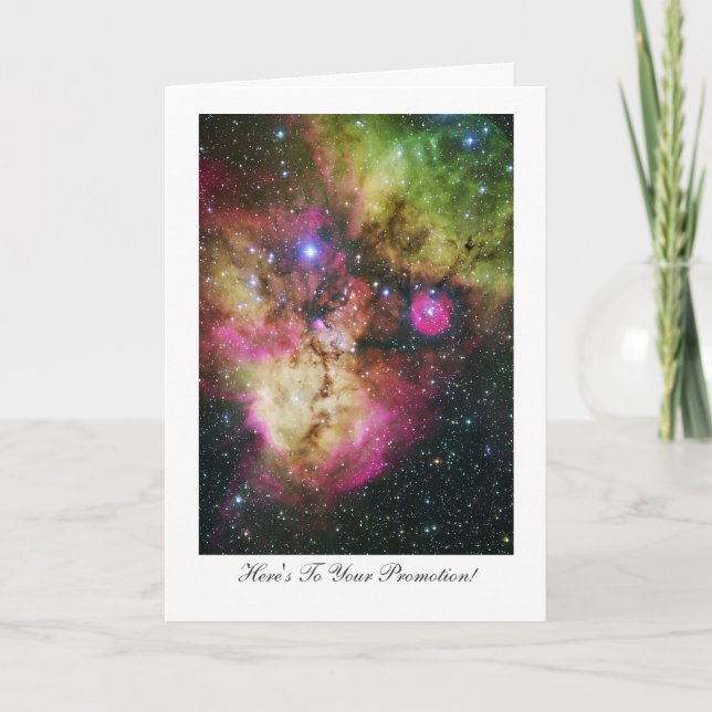 Tarjeta Enhorabuena estelar del cuarto de niños en su (Anverso)