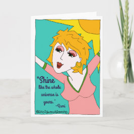 Tarjeta Enhorabuena por citas de Blank Rumi