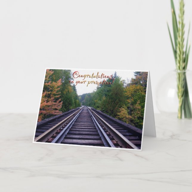 Tarjeta Enhorabuena por el ascenso! (Anverso)