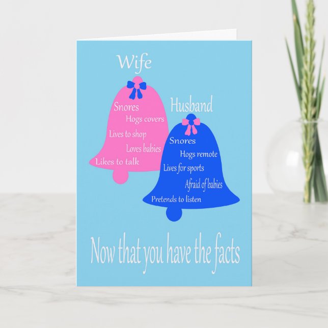 Tarjeta Enhorabuena por la boda (Anverso)