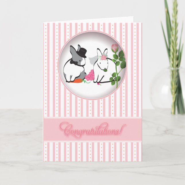 Tarjeta Enhorabuena por la boda! (Anverso)