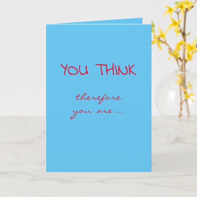 Tarjeta Enhorabuena Por Tenencia (Creo Que Lo Soy) (flor amarilla)