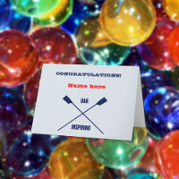 Enhorabuena remo personalizado