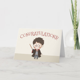 Tarjeta Enhorabuena simple de Harry Potter