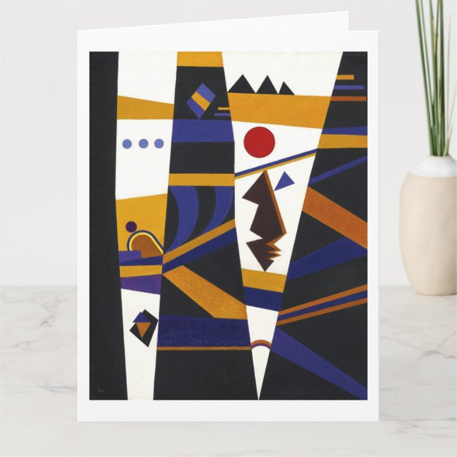 Tarjeta Enlace de Kandinsky, 1932 (Anverso)