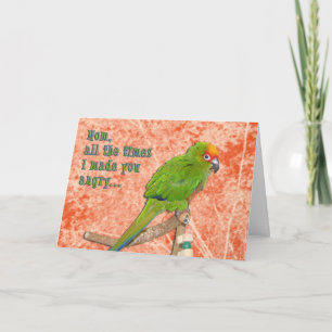 Tarjeta Enojado
