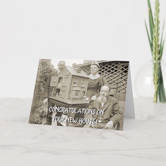 TARJETA ENORME DIVERSIÓN DE DOLLHOUSE 1890 (Anverso)