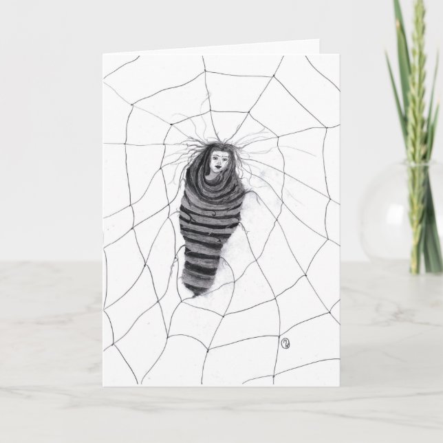 Tarjeta "Enredado" en blanco dentro (Anverso)