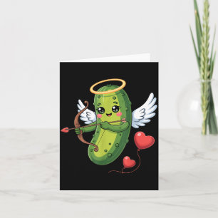 Tarjeta Ensalada de pepino valentín cupido amor pareja nov