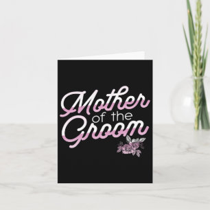 Tarjeta Ensayo De La Madre Del Boda De La Novia A