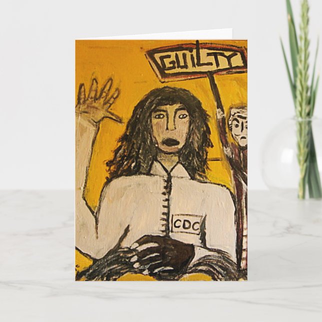 TARJETA ENSAYOS DE LA BRUJA DE RASTA CULPABLES (Anverso)