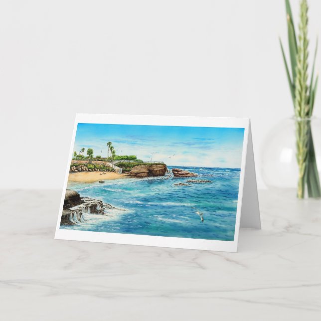 TARJETA ENSENADA DE LA JOLLA, LA JOLLA, CALIFORNIA (Anverso)