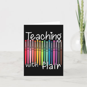 Tarjeta Enseñando Con Flair Pen Teacher Byck A School Gif