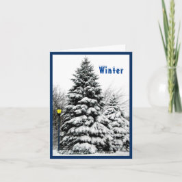 Tarjeta Enseñanza de las cuatro épocas del año