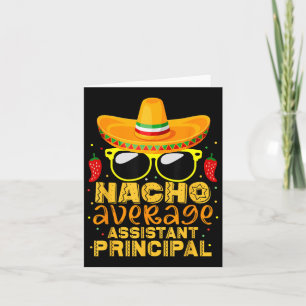 Tarjeta Enseñanza Nacho Promedio De Istant Principal Cinco