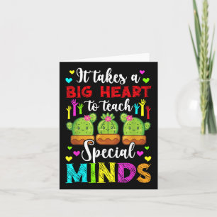 Tarjeta Enseñar mentes especiales Autismo Autismo Maestra 