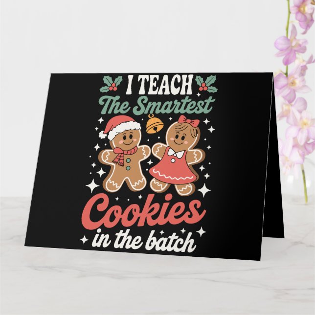 Tarjeta Enseño a las galletas más inteligentes del lote de (Orquídea)