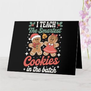 Tarjeta Enseño a las galletas más inteligentes del lote de