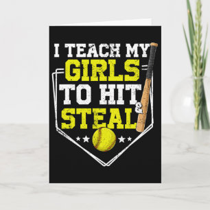 Tarjeta Enseño a mi niña a golpear y robar Softll mamá pap