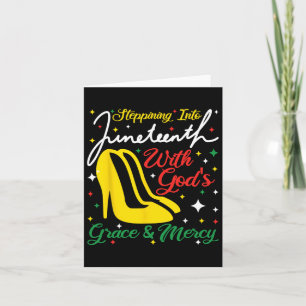 Tarjeta Entrando al 19 de Junio con la gracia y el mérito 