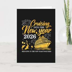 Tarjeta Entrando en el Año Nuevo 2026 Feliz Año Nuevo 202