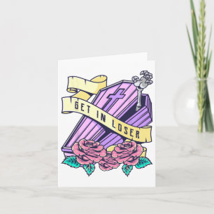 Tarjeta Entrar En El Gótico Del Pastel Perdedor Kawaii Hal
