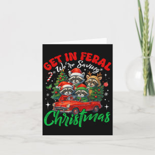 Tarjeta Entrar En Feral Salvaba A Navidades Graciosos Racc