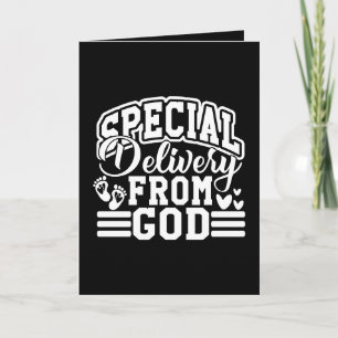 Tarjeta Entréga especial linda Dios añadir texto Nuevo b