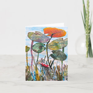 Tarjeta Entre las islas acuáticas