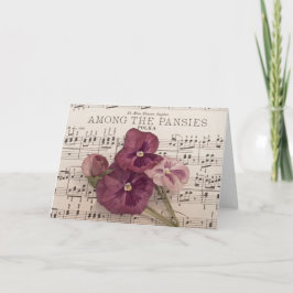 Tarjeta Entre las pansias