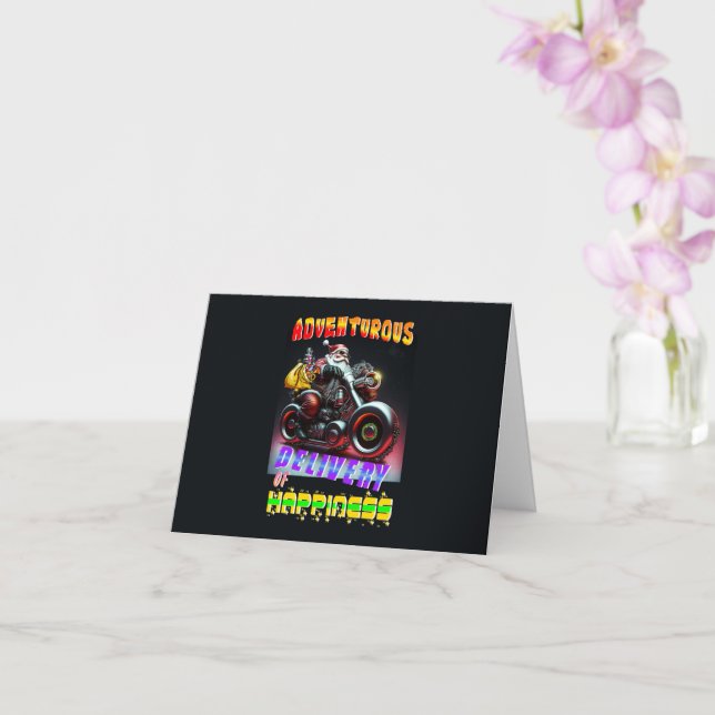 Tarjeta Entrega aventurera de felicidad (Orquídea)