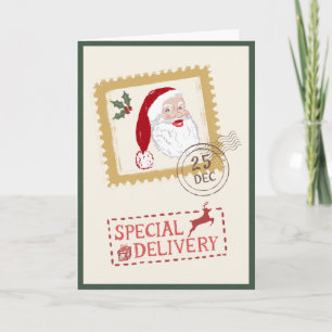 Tarjeta Entrega Especial Personalizada de Santa Navidad