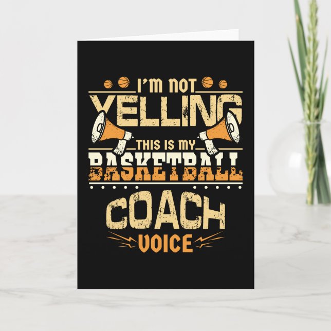 Tarjeta Entrenador de baloncesto (Anverso)