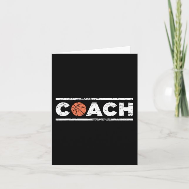 Tarjeta Entrenador de baloncesto con problemas (Anverso)