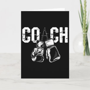 Tarjeta Entrenador de Boxeo - Kickboxing Kickboxer Gimnasi