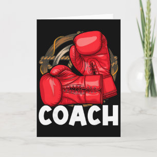 Tarjeta Entrenador de Boxeo - Kickboxing Kickboxer Gimnasi