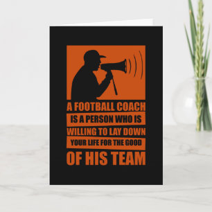 Tarjeta Entrenador de fútbol