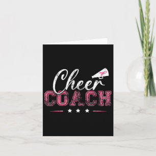 Tarjeta Entrenador De Fútbol Alegre Cinta Rosa Consciente 