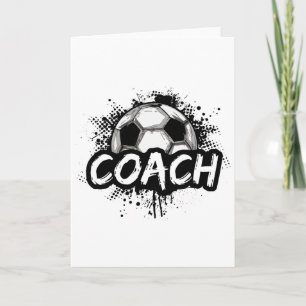 Tarjeta Entrenador de fútbol para hombres y mujeres camise