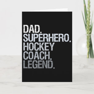Tarjeta Entrenador de hockey