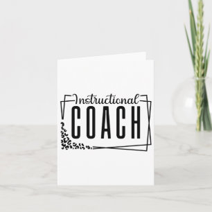 Tarjeta Entrenador De Instrucción De Vuelta Al Grupo De Co