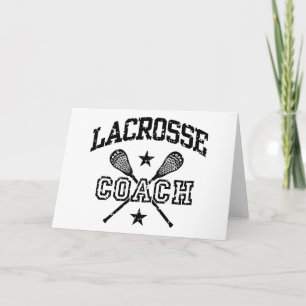 Tarjeta Entrenador de Lacrosse