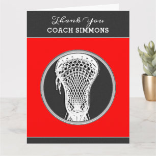 Tarjeta Entrenador de Lacrosse