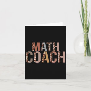 Tarjeta Entrenador De Leopard Math Suministra Diversión Ck