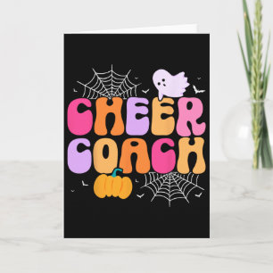 Tarjeta Entrenador de Porristas - Porristas de Halloween R