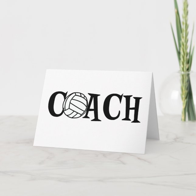 Tarjeta Entrenador de voleibol (Anverso)