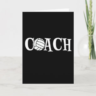 Tarjeta Entrenador de voleibol