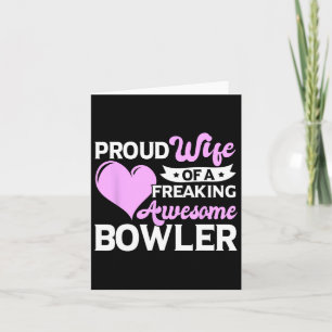 Tarjeta Entrenador del Bowler Bowler Wife