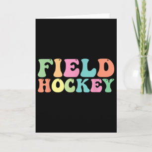 Tarjeta Entrenador del equipo de jugador de hockey sobre c